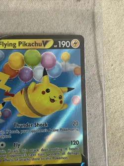 Pokemon Pokemon TCG Flying Pikachu V 006/025 Celebrations Full Art Rare Holo - Image 4
