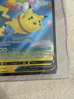 Pokemon Pokemon TCG Flying Pikachu V 006/025 Celebrations Full Art Rare Holo - Image 5