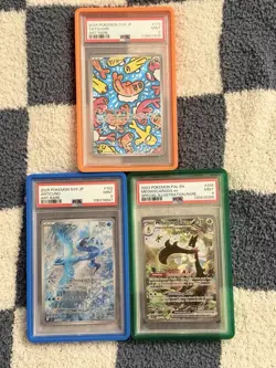Pokemon Tatsugiri Psa 9, Articuno Psa 9, And Meowscarada Psa 9 Lot - Image 1