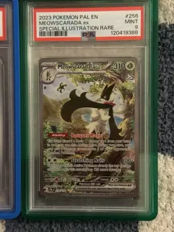 Pokemon Tatsugiri Psa 9, Articuno Psa 9, And Meowscarada Psa 9 Lot - Image 3