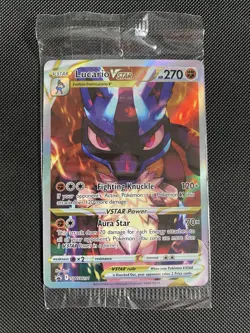 Lucario VSTAR SWSH291 SWSH: Sword & Shield Promo Cards Holo Pokemon SEALED - Image 1