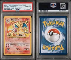 Pokemon Charizard Celebrations 4/102 Classic Holo Rare PSA 10 GEM MINT - Image 3