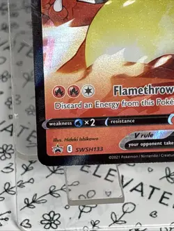 Pokemon TCG Lance's Charizard V SWSH133 Celebrations NM - Image 3