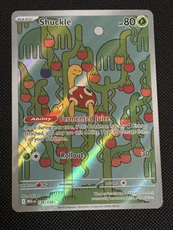Shuckle 136/132 Me01: Mega Evolution Holo Free Shipping Pokemon NM - Image 1