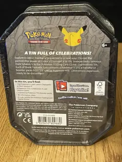 Pokemon Celebrations 25th Anniversary Dark Sylveon V Tin - Sealed - Image 2