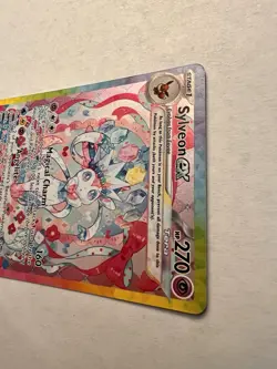 Sylveon ex SIR Pokemon Prismatic Evolutions #156/131 Special Illustration Rare - Image 2