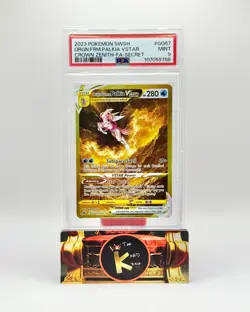 2023 Pokemon Sword & Shield Origin Forme Palkia VStar Crown Zenith PSA 7 - Image 1