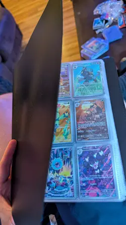 🔥Banger Black Bolt White Flare Pokemon Lot Hit Binder🔥 - Image 1