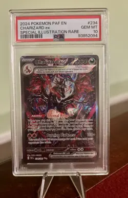 Pokemon 2024 SV Paldean Fates en Charizard EX #234/091 PSA 10 GEM Special Rare - Image 1