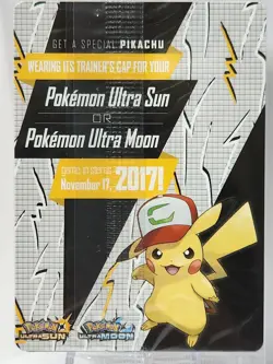 *SEALED* Pokemon Ash's Pikachu SM108 Sun & Moon Black Star Promo: I Choose You - Image 4