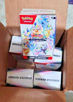 Pokemon TCG Scarlet & Violet Prismatic Evolutions Booster Bundle FACTORY SEALED - Image 1