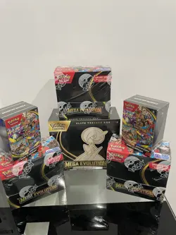 Pokemon TCG Mega Evolutions Booster Box x3 Bundle x2 & ETB x1 SEALED - Image 1