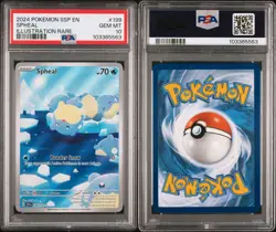 Pokemon TCG - Spheal #199/191 SSP 2024 Surging Sparks Illustration Rare - PSA 10 - Image 1