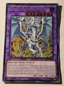 Albion the Sanctifire Dragon●YUGIOH●MP24●SECRET RARE●PORTUGUESE●NM●35445 - Image 1