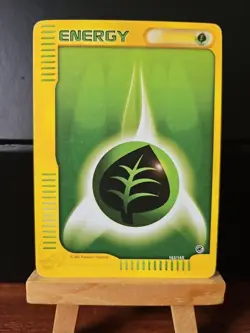 Pokemon TCG Expedition Base Set 162/165 - GRASS ENERGY, Regular Common - Image 1