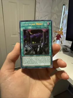 Clockwork Night BLCR-EN007 SECRET Rare 1st Edition Yu-Gi-Oh! TCG Near Mint NM - Image 1