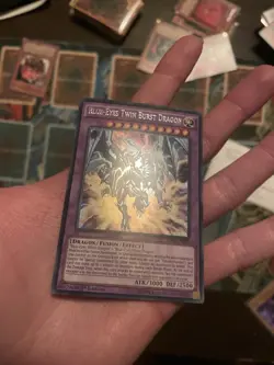Yugioh Blue-Eyes Twin Burst Dragon SHVI-EN099 Secret Rare 1st Ed NM - Image 3