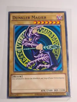 Dark Magician (V.1 - Common)●YUGIOH●YGLD●2015●GERMAN●NM #05005 - Image 1