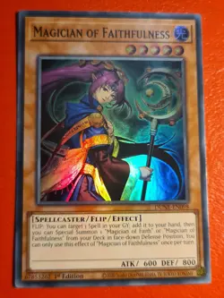 Magician of Faithfulness●YUGIOH●DUNE●2023●ENGLISH●SUPER RARE●1st ED●NM●Y02 - Image 1