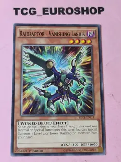 RAIDRAPTOR - VANISHING LANIUS ● YUGIOH ● SECE ● COMMON ● 2015 ● NM #112 - Image 1
