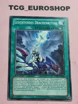 LUMINOUS DRAGON RITUAL ● YUGIOH ● LVAL ● COMMON ● GERMAN ●1st ● NM ● 150 - Image 1
