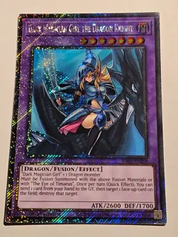 Dark Magician Girl the Dragon Knight●Platinum Secre●YUGIOH●RA03●ENGLISH●NM●35466 - Image 1