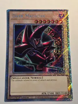 Dark Magician (V.5 - Platinum Secret Rare)●YUGIOH●RA04●ENGLISH●NM●DR810 - Image 1