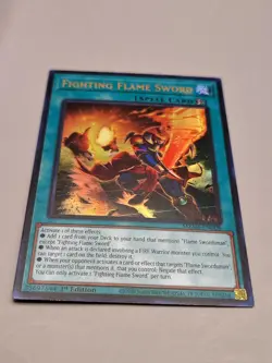 Fighting Flame Sword MZMI-EN008 Maze of Millennia 1st Edition - Image 1