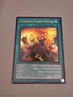 Fighting Flame Sword MZMI-EN008 Maze of Millennia 1st Edition - Image 2