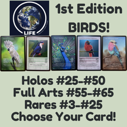 LIFE TCG Birds - Choose Your Card! Holos (25-50) Full Arts (55-65) Rares (3-25) - Image 1