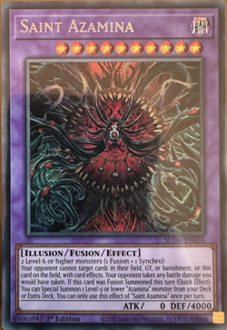 Saint Azamina - SUDA-EN036 - Secret Rare - 1st Edition YuGiOh TCG Card - Image 1