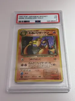 1997 Pokemon Japanese Team Rocket Dark Charizard #6 Holo PSA 3 Vintage TCG Card - Image 3