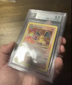 1st Edition Shadowless 1999 Rare BGS 8.5 Pokemon Card Charizard Base Set #4 Holo - Image 4