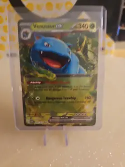 Venusaur ex 003/165 Scarlet & Violet 151 Double Rare Holo Pokemon TCG Card NM - Image 1