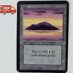 MTG Island (A) Alpha Magic the Gathering TCG Card Shipping Included - Image 1