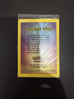 PokÃ©mon TCG Ancient Mew Pokemon the Movie 2000 Promo Card NEW SEALED - Image 1