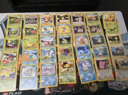 VINTAGE Pokemon NEO Genesis Comm/Uncommon 74 Card Lot 4 Rares NO Duplicates - Image 1