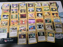 VINTAGE Pokemon NEO Genesis Comm/Uncommon 74 Card Lot 4 Rares NO Duplicates - Image 2