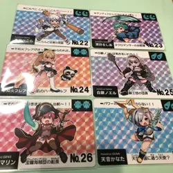 Hololive Trading Card Gundam Style Card SD NonSticker Back Writing - Image 1