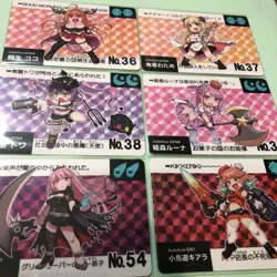 Hololive Trading Card Gundam Style Card SD NonSticker Back Writing - Image 2
