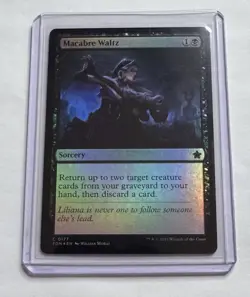 Macabre Waltz #177 Foundations Foil Sorcery MTG NM/M - Image 1