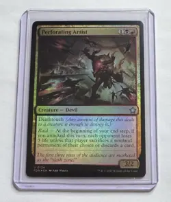Perforating Artist #124 Foundations Foil Creature MTG NM/M - Image 1