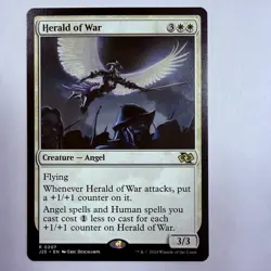 Magic The Gathering Mtg Herald Of War Foundations Jumpstart Rare Near Mint - Image 1