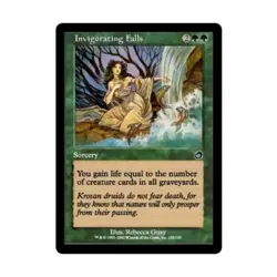 WOTC MtG Torment Invigorating Falls (C) (Foil) EX - Image 1