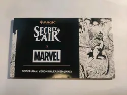 MTG Secret Lair Marvel Spider-Man Venom Unleashed (Inks) Non-Foil IN HAND - Image 1