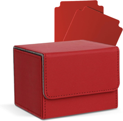 MTG Deck Box with 2 Dividers, Large Capacity Commander Deck Box Fits 100+ Dou... - Image 2