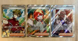 Pokemon TCG Prismatic Evolutions Full Art Trainer Cards Lot Of 3 - Image 1