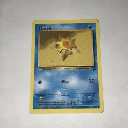 Pokemon TCG WOTC - Staryu 65/102 Unlimited Common - Base Set 2 - LP - Image 1