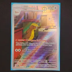 Gumshoos - Illustration Rare 153/132 - Mega Evolution Pokemon - NM/M - Image 1