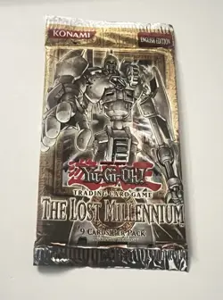 Yugioh The Lost Millennium Edition Booster Pack English Factory Sealed - Image 1